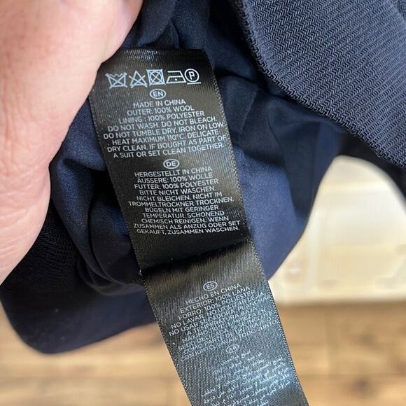 Hobbs London size 10 black sleeveless wool dress - Picture 5 of 5